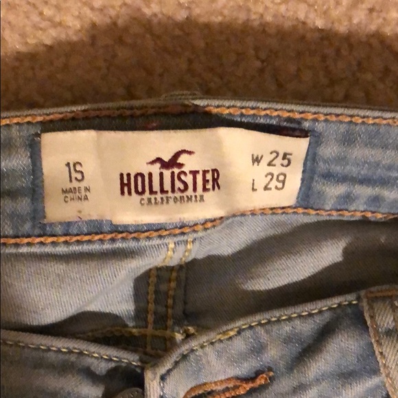 Hollister Light Wash Jeans size l: 1s - Picture 4 of 4